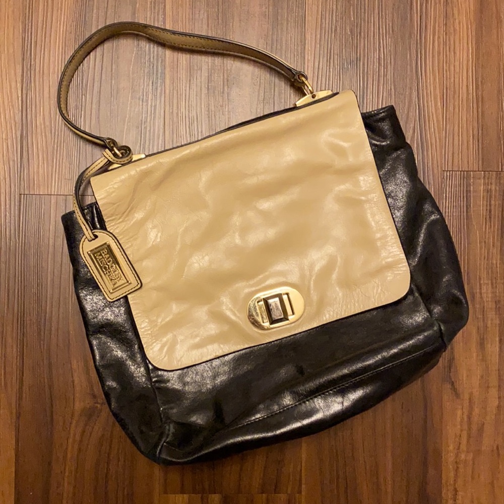 Badgley Mischka Black and Tan purse